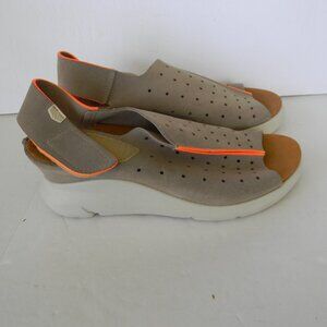 ON FOOT SLINGBACK LEATHER SPORT COMFORT SANDALS MADE IN SPAIN EU SZ 40 US 8.5